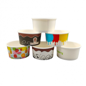 Frozen Yogurt Ice Cream Paper Cup