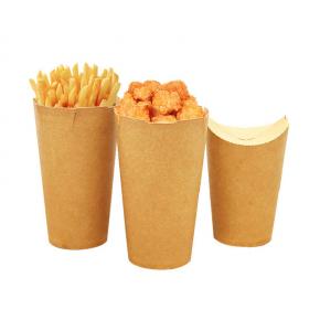 French Fries Waffle Paper Scoop Cup